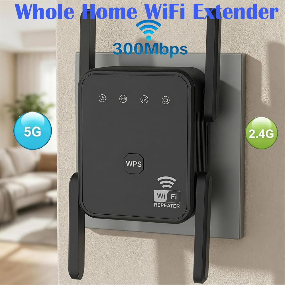 Home Improvement Hardware - Penguat Sinyal WiFi Baru 2026 300Mbps