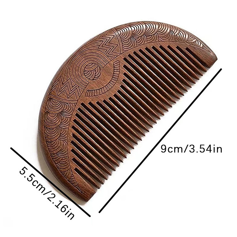 Wood Stain Brush - Sisir Jenggot Kayu C 1pc Anti
