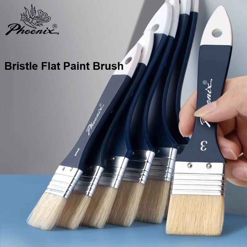 Wood Stain Brush - 1/3/5/7/9 Buah Kuas Cat Chip Bulu