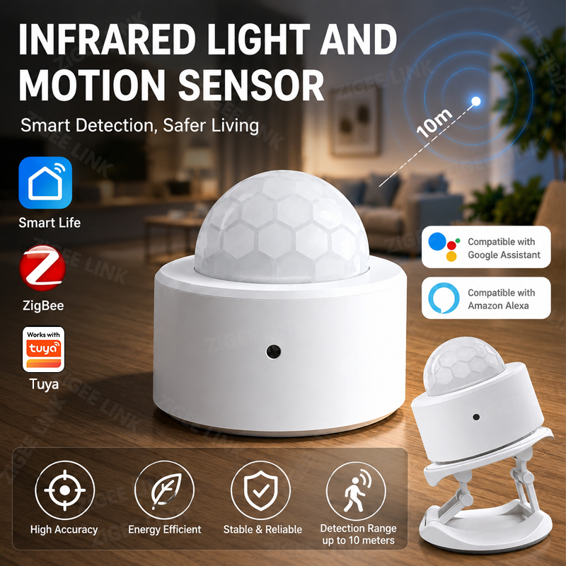 Home Improvement Hardware - ZigBee 3.0 PIR Sensor Gerak Nirkabel