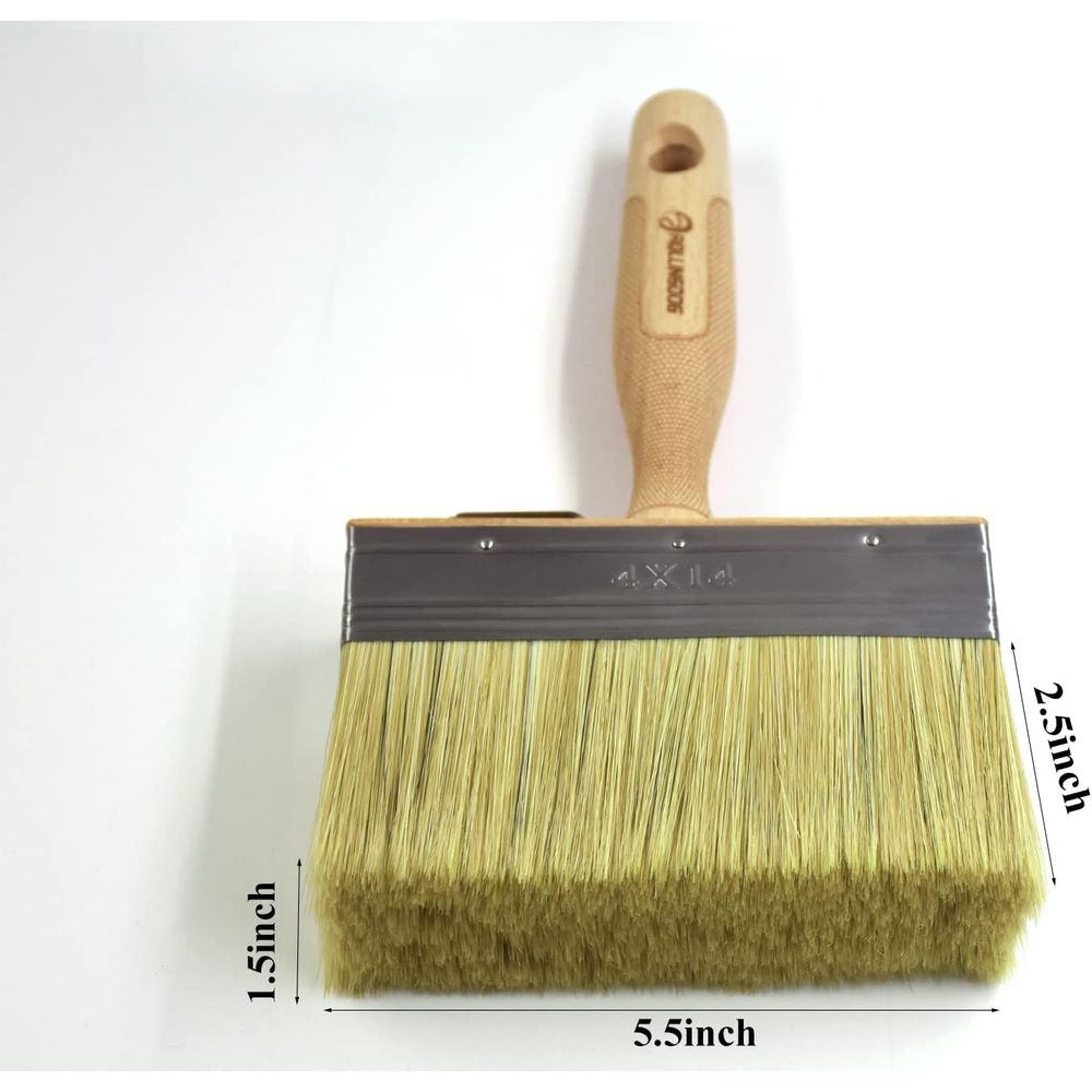 Kuas Cat Tembok Limewash Besar - Wood Stain Brush ulasan dan harga