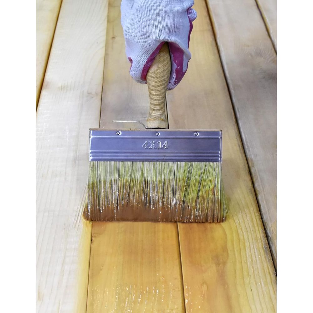Kuas Cat Tembok Limewash Besar - Wood Stain Brush ulasan dan harga