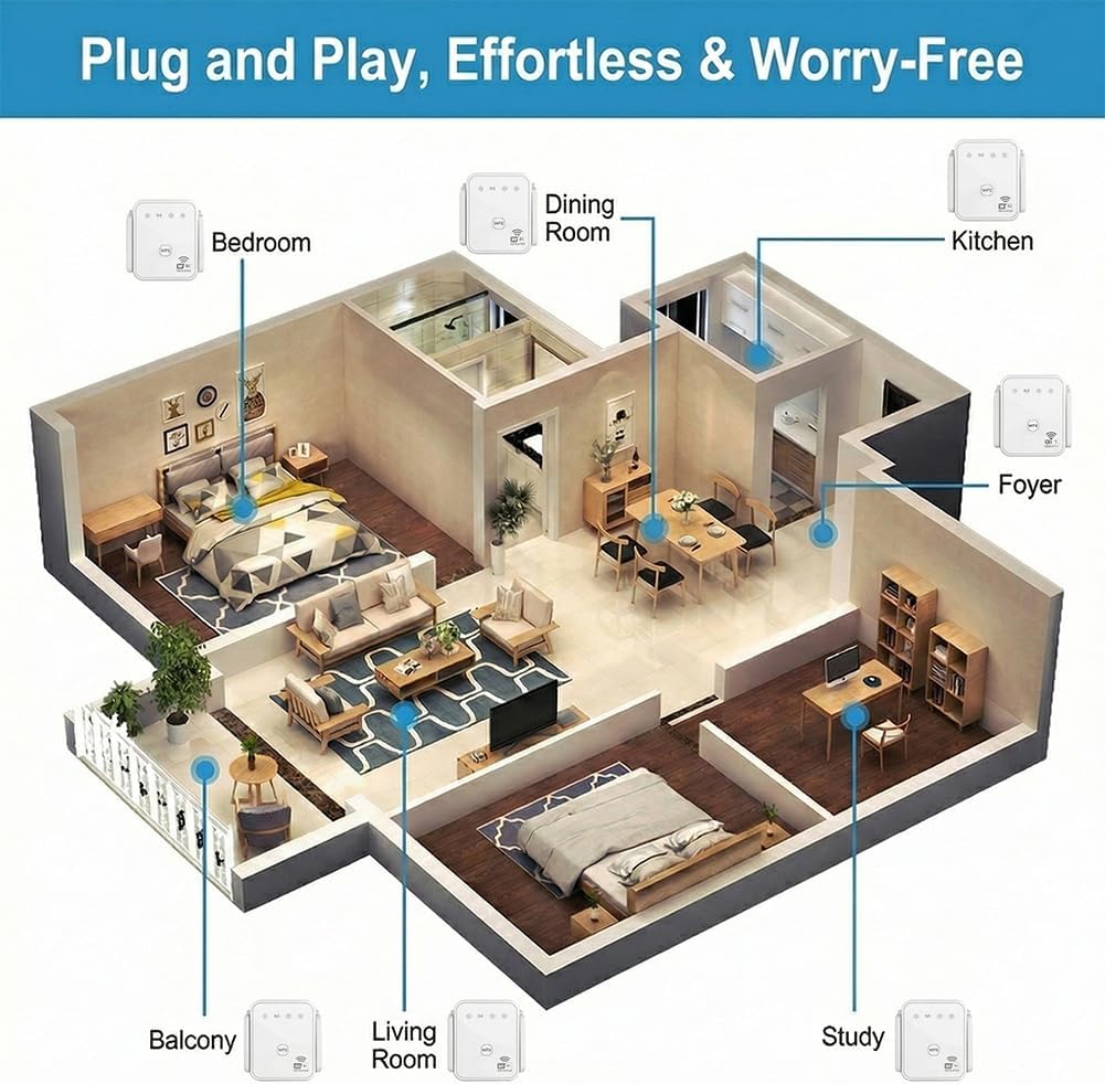 Penguat Sinyal WiFi Baru 2026  - Home Improvement Hardware ulasan dan harga