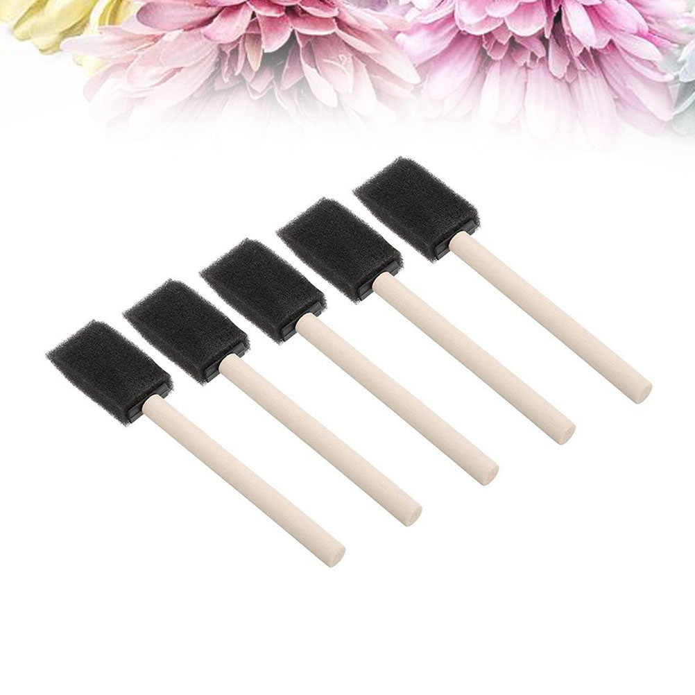 10Pak Kuas Spons Lukis 2 Inci  - Wood Stain Brush ulasan dan harga
