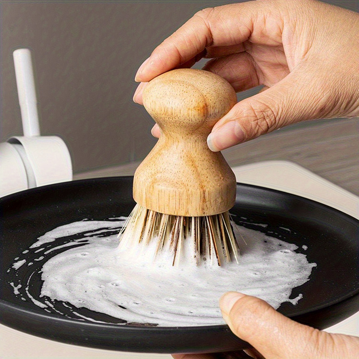 1 Buah Sikat Pencuci Piring Ka - Wood Stain Brush ulasan dan harga