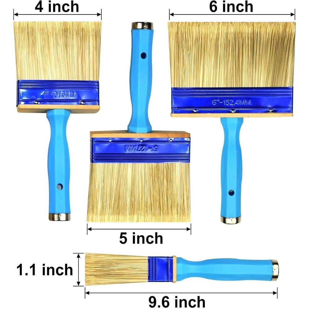 Set Kuas Cat Tugas Berat Tiga  - Wood Stain Brush ulasan dan harga