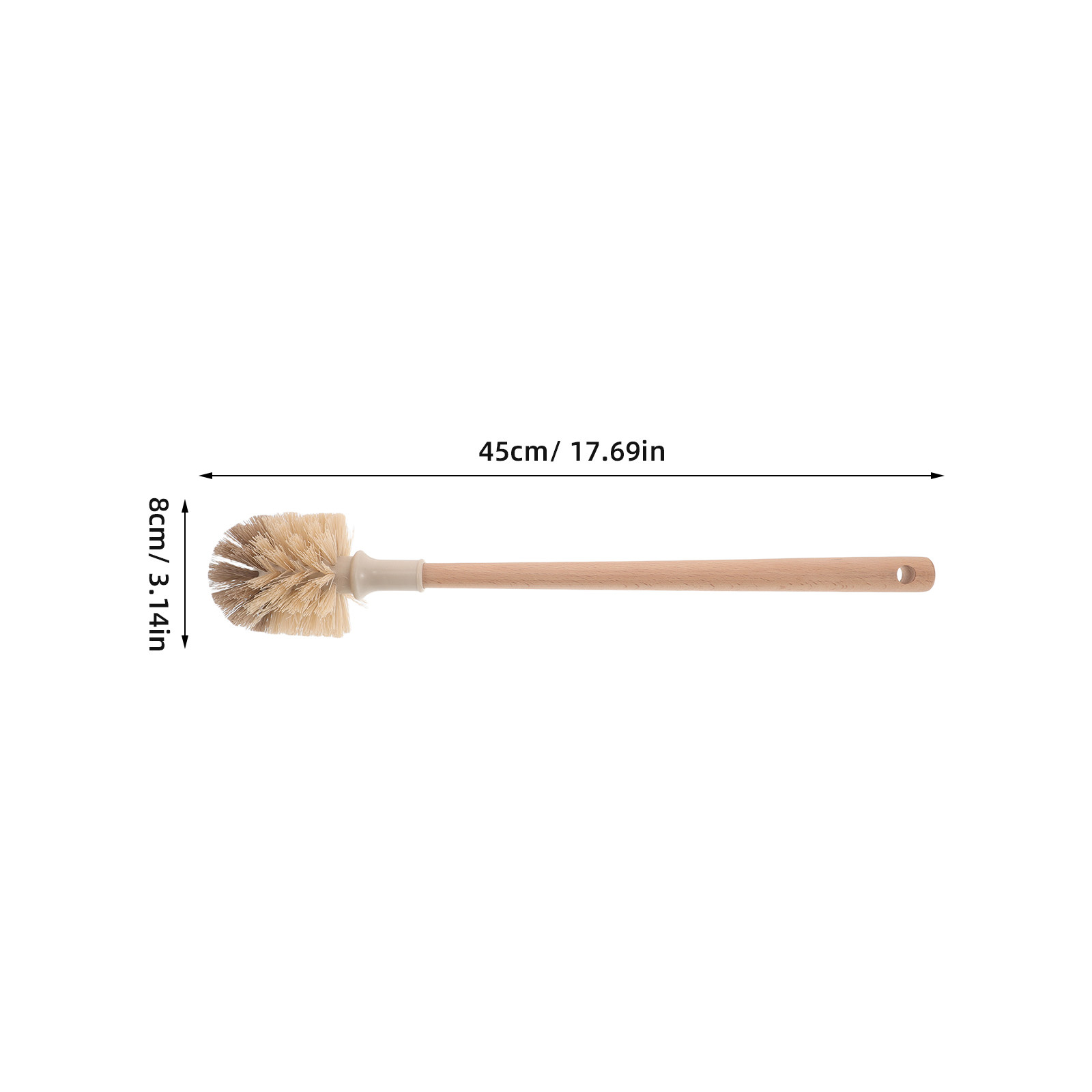 2Pcs Sikat Toilet Gagang Panja - Wood Stain Brush ulasan dan harga