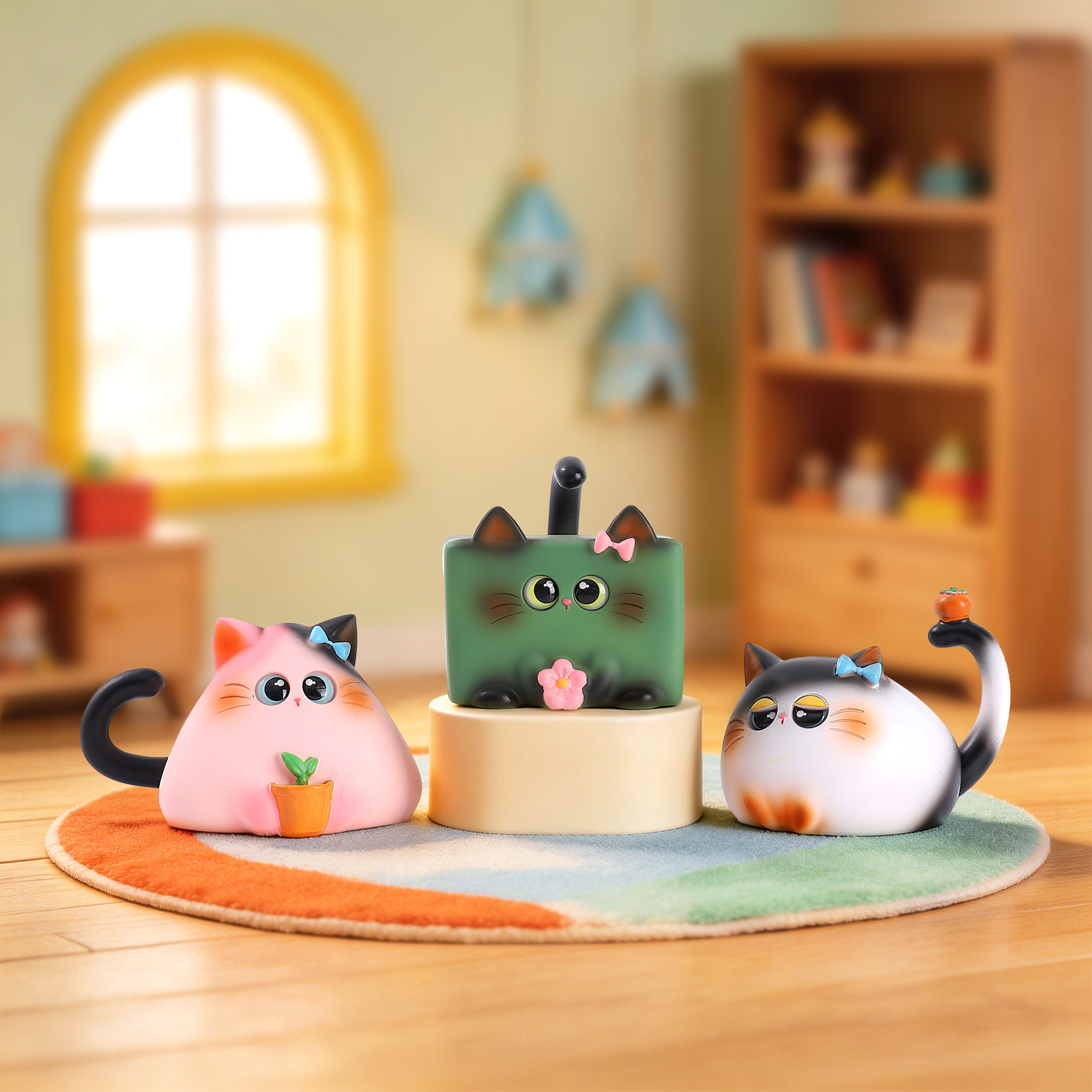 Figur Kucing Blind Box Resin K - Home Improvement Hardware ulasan dan harga