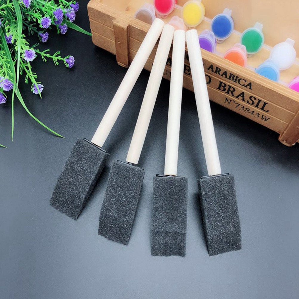20 Buah Kuas Cat Spons 1 Inci  - Wood Stain Brush ulasan dan harga