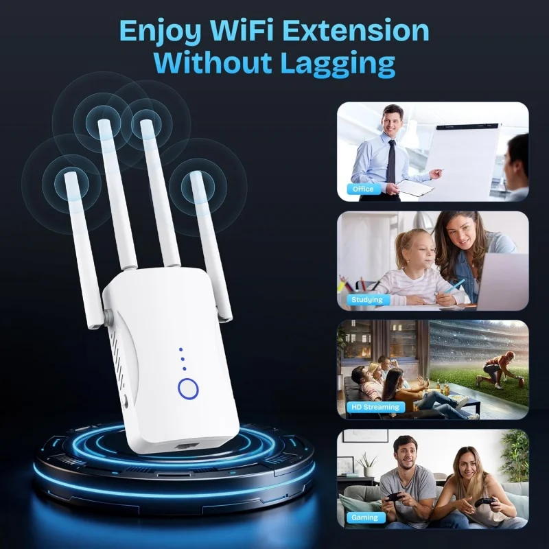 1200Mbps Dual Band WiFi Repeat - Home Improvement Hardware ulasan dan harga