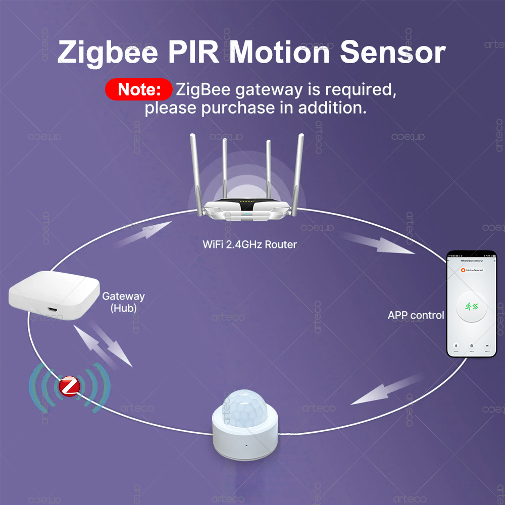 Zigbee 3.0 Sensor Gerak PIR Mi - Home Improvement Hardware ulasan dan harga