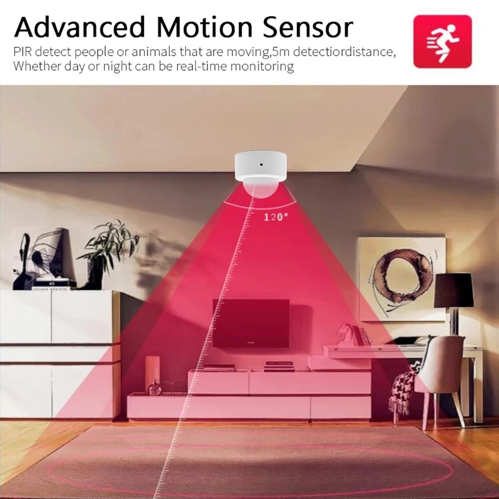 Zigbee Sensor gerak Mini PIR,  - Home Improvement Hardware ulasan dan harga