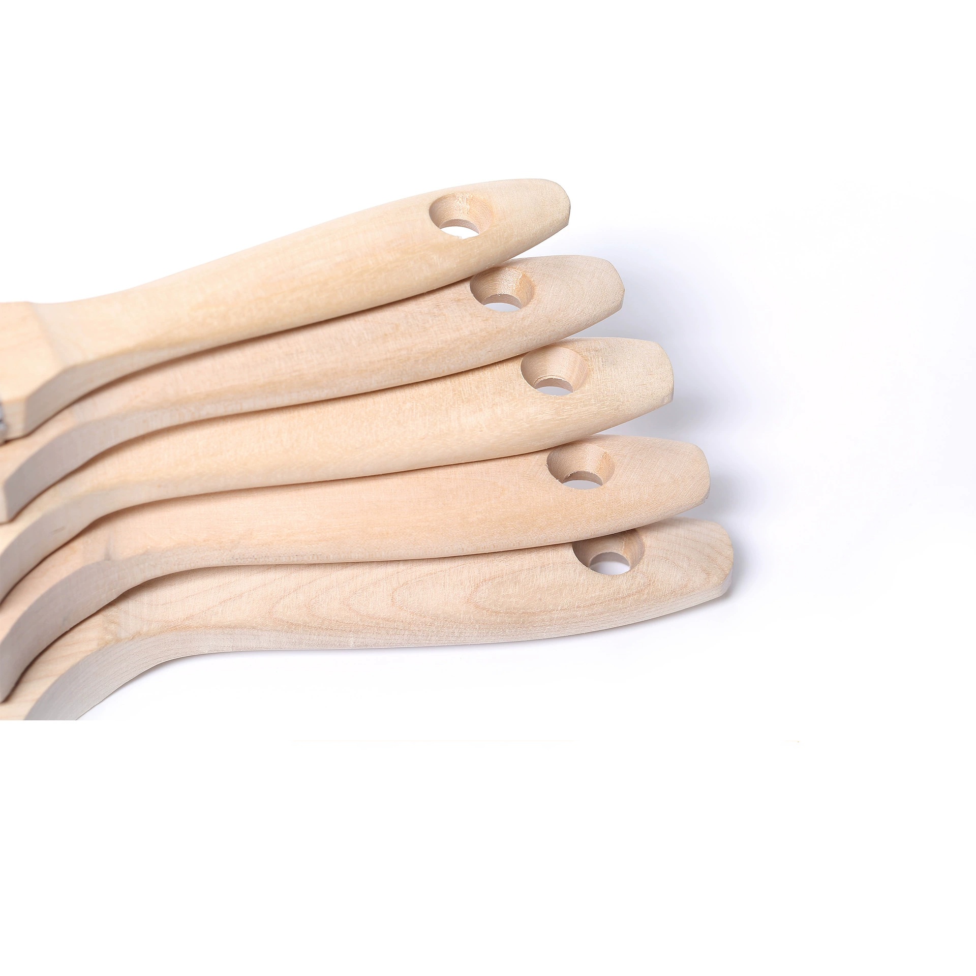 5pcs Set Kuas Cat Tebal Ganda, - Wood Stain Brush ulasan dan harga